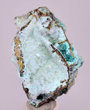 6.5cms DRUZY CHRYSOCOLLA QUARTZ CRYSTAL LILY MINE PERU 2000 YEAR DB341
