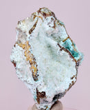 6.5cms DRUZY CHRYSOCOLLA QUARTZ CRYSTAL LILY MINE PERU 2000 YEAR DB341