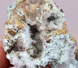 6.5cms DRUZY CHRYSOCOLLA QUARTZ CRYSTAL LILY MINE PERU 2000 YEAR DB341