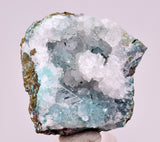 5.2cms DRUZY CHRYSOCOLLA QUARTZ CRYSTAL LILY MINE PERU 2000 YEAR DB342