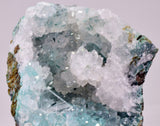 5.2cms DRUZY CHRYSOCOLLA QUARTZ CRYSTAL LILY MINE PERU 2000 YEAR DB342