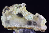 8cms GEM CHRYSOCOLLA INSIDE SELENITE CRYSTAL LILY MINE 2000 DISCOVERY PERU TB164