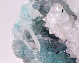 5.2cms DRUZY CHRYSOCOLLA QUARTZ CRYSTAL LILY MINE PERU 2000 YEAR DB342