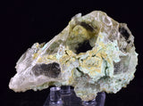 8cms GEM CHRYSOCOLLA INSIDE SELENITE CRYSTAL LILY MINE 2000 DISCOVERY PERU TB164