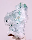 5.2cms DRUZY CHRYSOCOLLA QUARTZ CRYSTAL LILY MINE PERU 2000 YEAR DB343