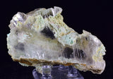 8cms GEM CHRYSOCOLLA INSIDE SELENITE CRYSTAL LILY MINE 2000 DISCOVERY PERU TB164