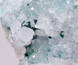 5.2cms DRUZY CHRYSOCOLLA QUARTZ CRYSTAL LILY MINE PERU 2000 YEAR DB343