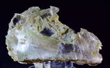 8cms GEM CHRYSOCOLLA INSIDE SELENITE CRYSTAL LILY MINE 2000 DISCOVERY PERU TB164