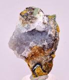 5.1cms DRUZY CHRYSOCOLLA QUARTZ CRYSTAL LILY MINE PERU 2000 YEAR DB344