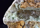 5.4cms GEM CHRYSOCOLLA INSIDE SELENITE CRYSTAL LILY MINE 2000 DISCOVERY PERU TB165