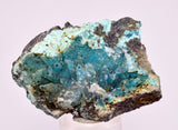 5.8cms DRUZY CHRYSOCOLLA QUARTZ CRYSTAL LILY MINE PERU 2000 YEAR DB346