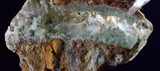 5.4cms GEM CHRYSOCOLLA INSIDE SELENITE CRYSTAL LILY MINE 2000 DISCOVERY PERU TB165
