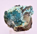 5.8cms DRUZY CHRYSOCOLLA QUARTZ CRYSTAL LILY MINE PERU 2000 YEAR DB346