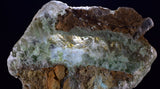 5.4cms GEM CHRYSOCOLLA INSIDE SELENITE CRYSTAL LILY MINE 2000 DISCOVERY PERU TB165