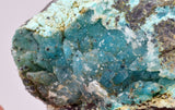 5.8cms DRUZY CHRYSOCOLLA QUARTZ CRYSTAL LILY MINE PERU 2000 YEAR DB346