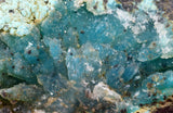 5.8cms DRUZY CHRYSOCOLLA QUARTZ CRYSTAL LILY MINE PERU 2000 YEAR DB346