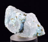 5.4cms GEM CHRYSOCOLLA INSIDE SELENITE CRYSTAL LILY MINE 2000 DISCOVERY PERU TB166