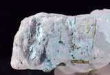 5.4cms GEM CHRYSOCOLLA INSIDE SELENITE CRYSTAL LILY MINE 2000 DISCOVERY PERU TB166