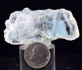 5.4cms GEM CHRYSOCOLLA INSIDE SELENITE CRYSTAL LILY MINE 2000 DISCOVERY PERU TB166