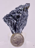 4.3cms STIBNITE CRYSTAL PERU MINERAL SPECIMEN COLLECTOR MB230