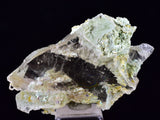 3.6cms GEM CHRYSOCOLLA INSIDE SELENITE CRYSTAL LILY MINE 2000 DISCOVERY PERU TB167