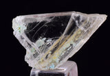 2.8cms GEM CHRYSOCOLLA INSIDE SELENITE CRYSTAL LILY MINE 2000 DISCOVERY PERU TB168