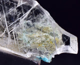 3.5cms GEM CHRYSOCOLLA INSIDE SELENITE CRYSTAL LILY MINE 2000 DISCOVERY PERU TB169