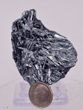 5cms STIBNITE CRYSTAL PERU MINERAL SPECIMEN COLLECTOR MB234