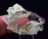 3.6cms GEM CHRYSOCOLLA INSIDE SELENITE CRYSTAL LILY MINE 2000 DISCOVERY PERU TB167