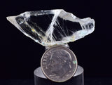 4.3cms GEM CHRYSOCOLLA INSIDE SELENITE CRYSTAL LILY MINE 2000 DISCOVERY PERU TB170