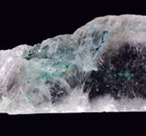 4.5cms GEM CHRYSOCOLLA ATACAMITE INSIDE SELENITE CRYSTAL LILY MINE PERU TB171