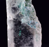 4.5cms GEM CHRYSOCOLLA ATACAMITE INSIDE SELENITE CRYSTAL LILY MINE PERU TB171