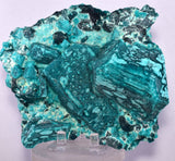 13.5cms GREEN CHALCANTHITE CRYSTAL MINERAL SPECIMEN PERU FB63