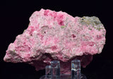 7.9cms PINK RHODONITE CRYSTALS Quartz Miniature Peru Bright Chiurucu Mine Mineral Specimen RB691