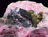5.7cms PINK RHODONITE CRYSTALS Quartz Miniature Peru Bright Chiurucu Mine Mineral Specimen RB694