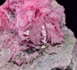 5.7cms PINK RHODONITE CRYSTALS Quartz Miniature Peru Bright Chiurucu Mine Mineral Specimen RB694