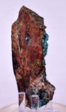 9.9cms QUARTZ CHRYSOCOLLA BOTRYOIDAL TENTADORA MINE PERU MINERAL SPECIMEN CB214