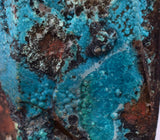 9.9cms QUARTZ CHRYSOCOLLA BOTRYOIDAL TENTADORA MINE PERU MINERAL SPECIMEN CB214