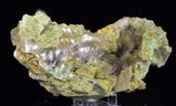 14cms GEM CHRYSOCOLLA INSIDE SELENITE CRYSTAL LILY MINE PERU TB172