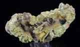 14cms GEM CHRYSOCOLLA INSIDE SELENITE CRYSTAL LILY MINE PERU TB172