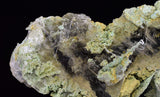 14cms GEM CHRYSOCOLLA INSIDE SELENITE CRYSTAL LILY MINE PERU TB172
