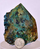 7.5cms QUARTZ CHRYSOCOLLA BOTRYOIDAL TENTADORA MINE PERU MINERAL SPECIMEN CB215