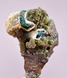 5.2cms DRUZY CHRYSOCOLLA QUARTZ CRYSTAL LILY MINE PERU 2000 YEAR DB353