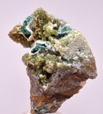 5.2cms DRUZY CHRYSOCOLLA QUARTZ CRYSTAL LILY MINE PERU 2000 YEAR DB353