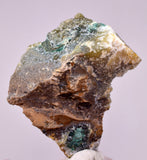 5.2cms DRUZY CHRYSOCOLLA QUARTZ CRYSTAL LILY MINE PERU 2000 YEAR DB353
