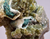 5.2cms DRUZY CHRYSOCOLLA QUARTZ CRYSTAL LILY MINE PERU 2000 YEAR DB353