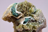 5.2cms DRUZY CHRYSOCOLLA QUARTZ CRYSTAL LILY MINE PERU 2000 YEAR DB353