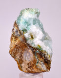 6.6cms DRUZY CHRYSOCOLLA QUARTZ CRYSTAL LILY MINE PERU 2000 YEAR DB354