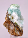 6.6cms DRUZY CHRYSOCOLLA QUARTZ CRYSTAL LILY MINE PERU 2000 YEAR DB354