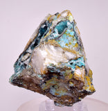 7.3cms DRUZY CHRYSOCOLLA QUARTZ CRYSTAL LILY MINE PERU 2000 YEAR DB355